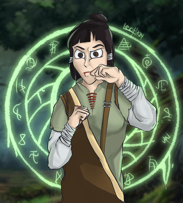 Liz fanart From "O Segredo na ilha RPG" (2020)